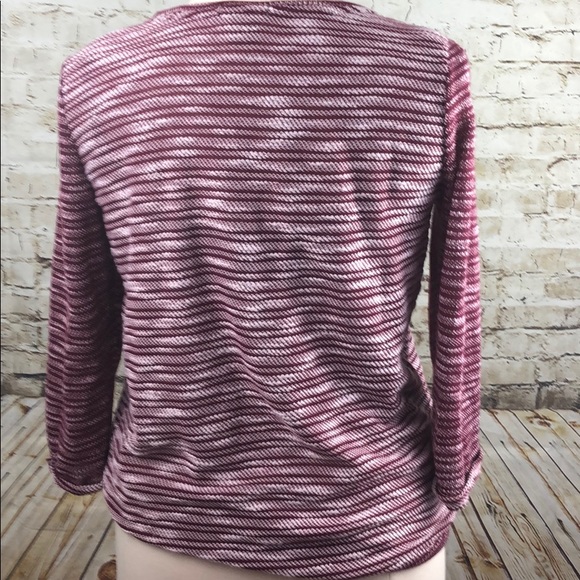 New Direction Weekend Burgundy Sweater - Picture 7 of 8